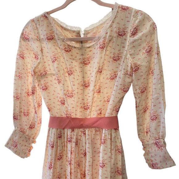 Vintage 60’s-70’s Prairie Style Maxi Dress - Picture 8 of 14